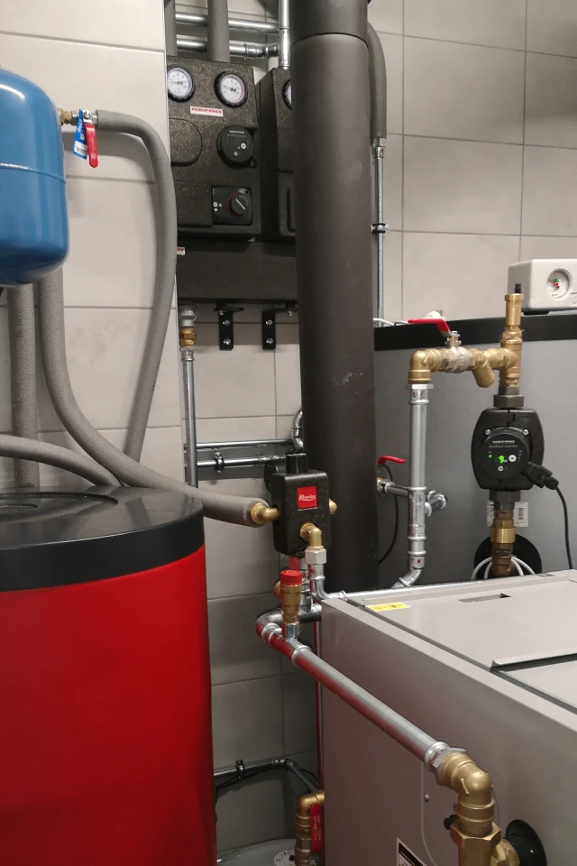 Kotłownia z piecem Defro