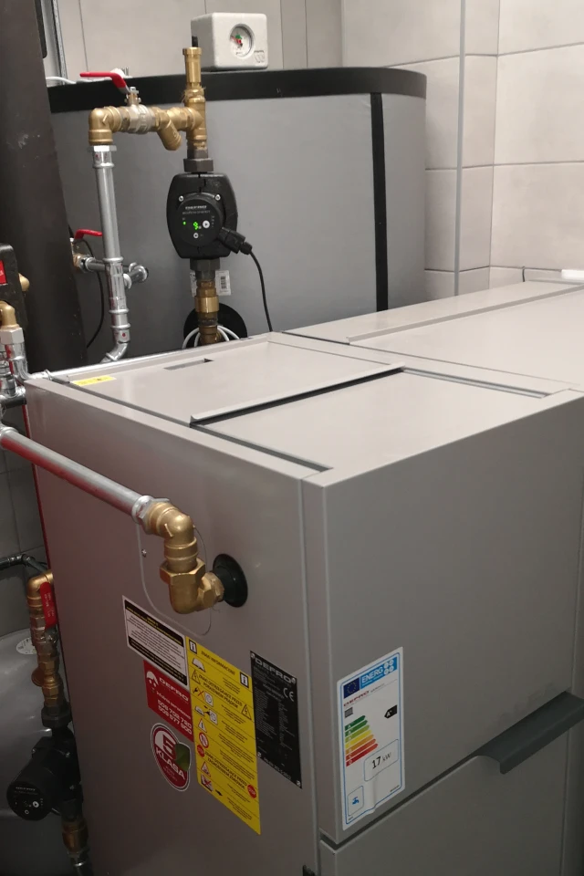 Kotłownia z piecem Defro