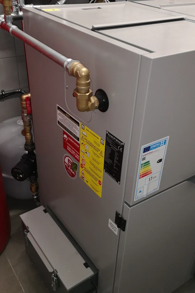 Kotłownia z piecem Defro