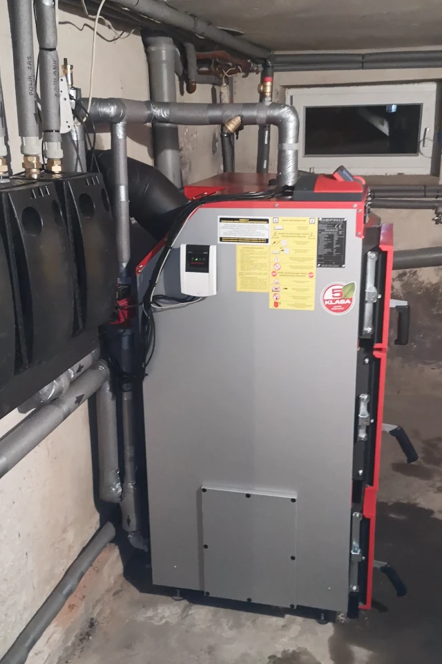 Kotłownia z piecem Defro